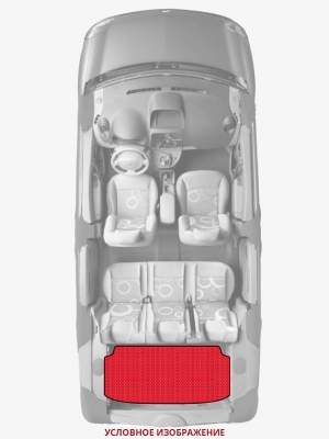 ЭВА коврики «Queen Lux» багажник для Chevrolet Van (2G)